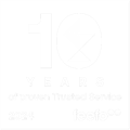 Feefo 10 Years of Trusted Service 2024