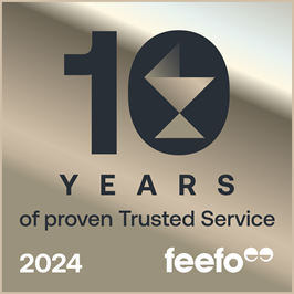Feefo - 10 Years of Trusted Service 2024