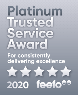 Feefo Platinum Service Award 2020